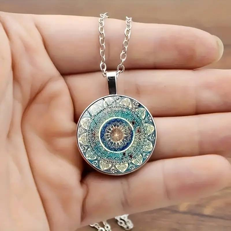 Indigo | Blue Mandala Necklace
