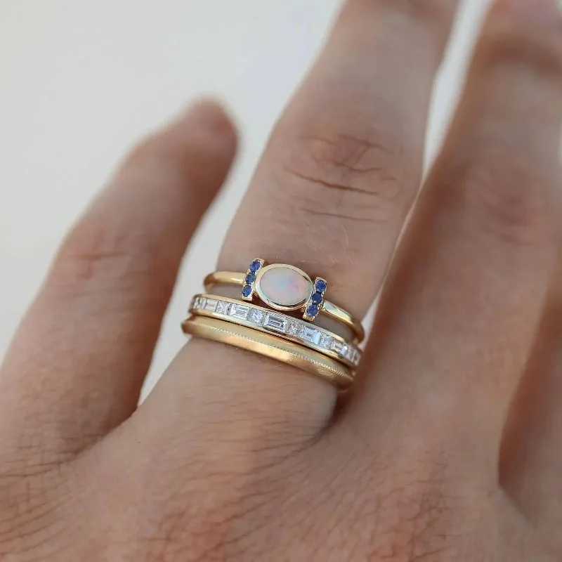 Léa | Gold Stackable Ring Set