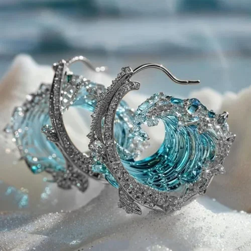 Cove | Ocean Wave Earrings