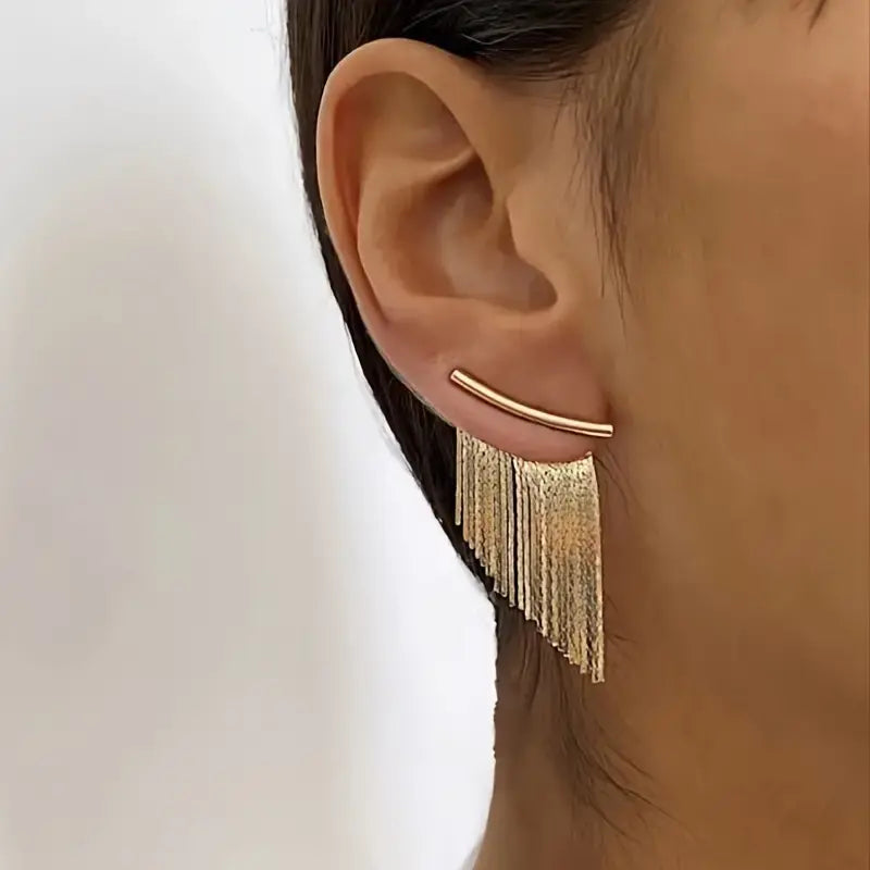 Rosie | Vintage Gold Drop Earrings