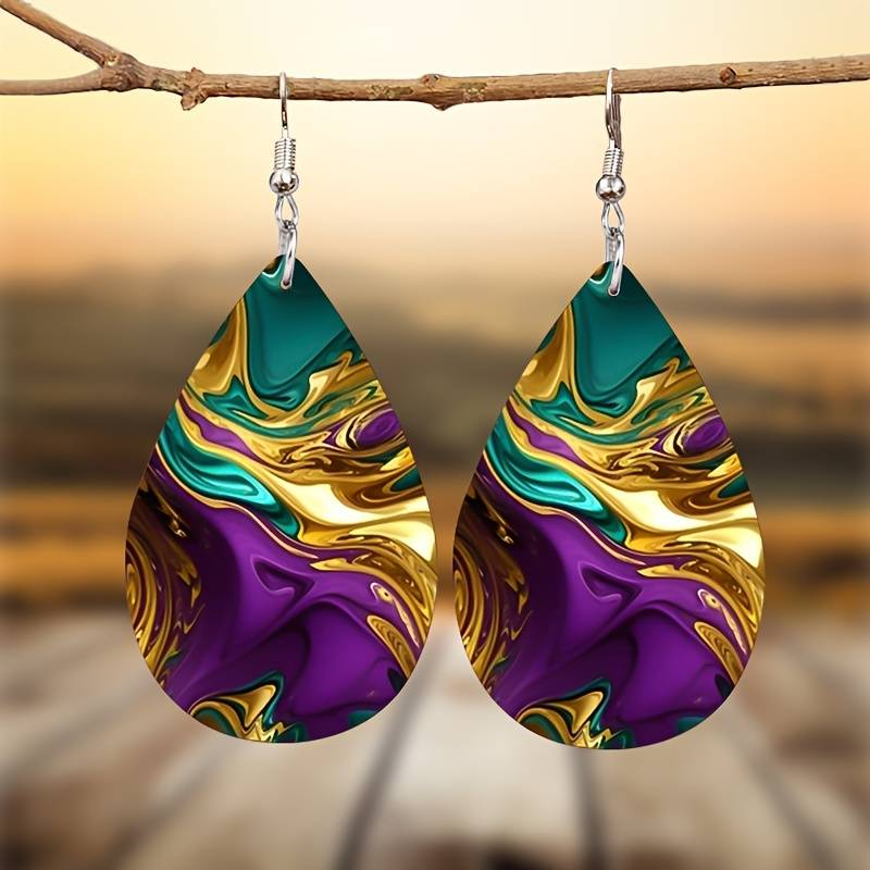 Isolde | Colourful Drop Earrings