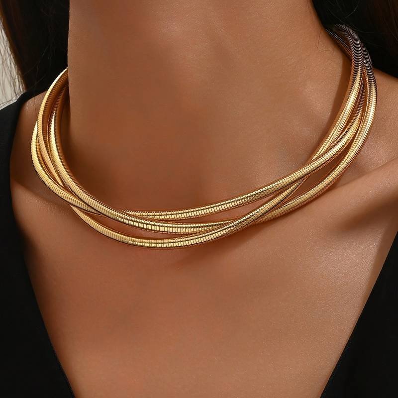 Brigette | Layered Gold Necklace