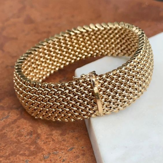 Goldie | Mesh Chain Bracelet