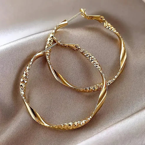 Simone | Gold Hoop Earrings