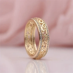 Elise | Hollow Gold Ring