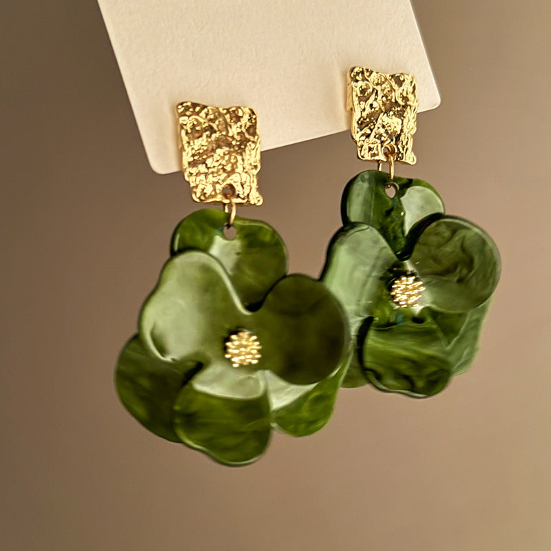 Colourful Flower Boho Earrings