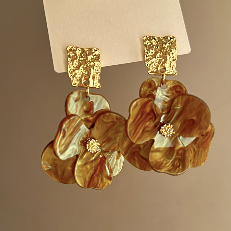 Colourful Flower Boho Earrings