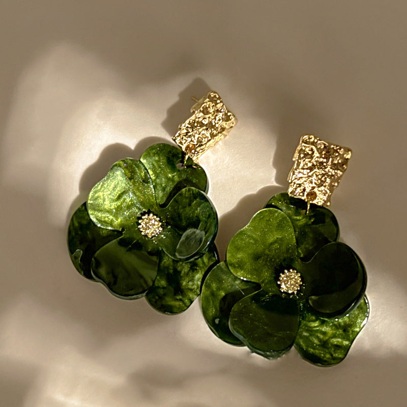 Colourful Flower Boho Earrings
