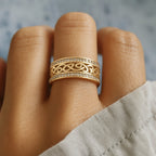 Millie | Hollow Gold Ring