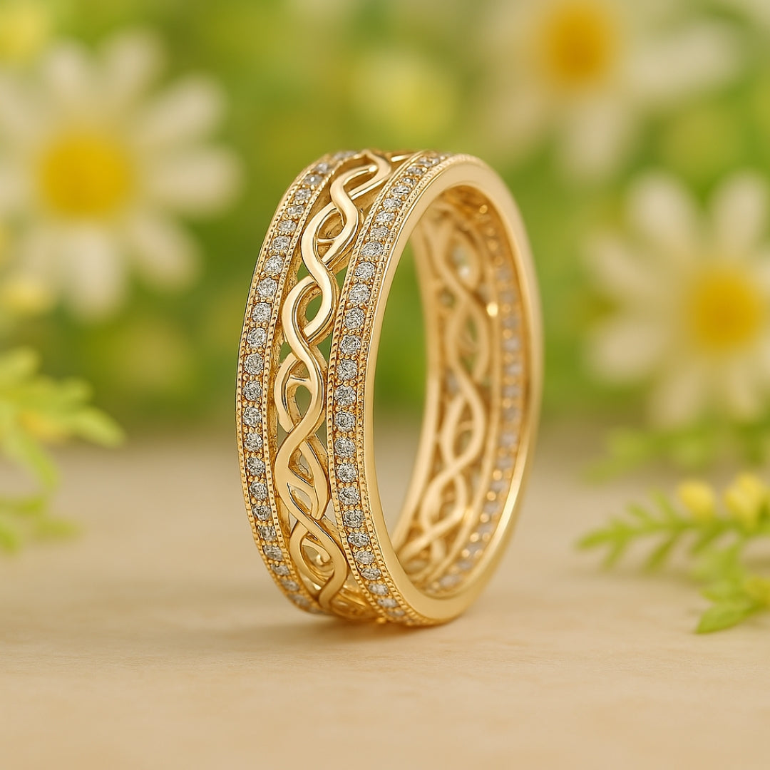 Millie | Hollow Gold Ring