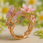Nature Helliger Butterfly Zirconia Ring