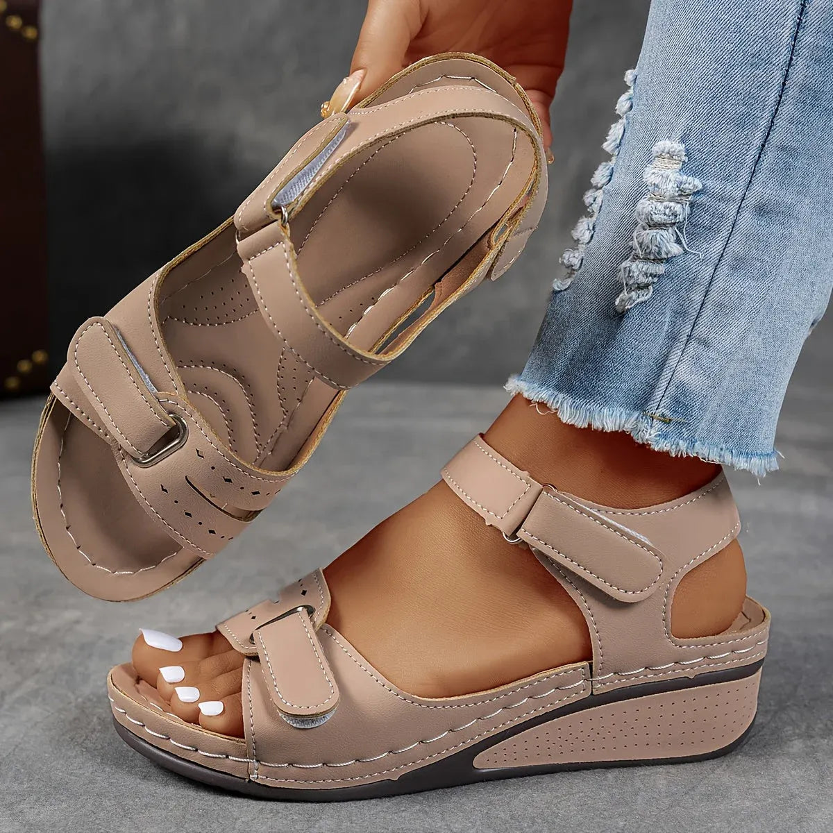 Calla | Elegant Orthopedic Strap Sandals