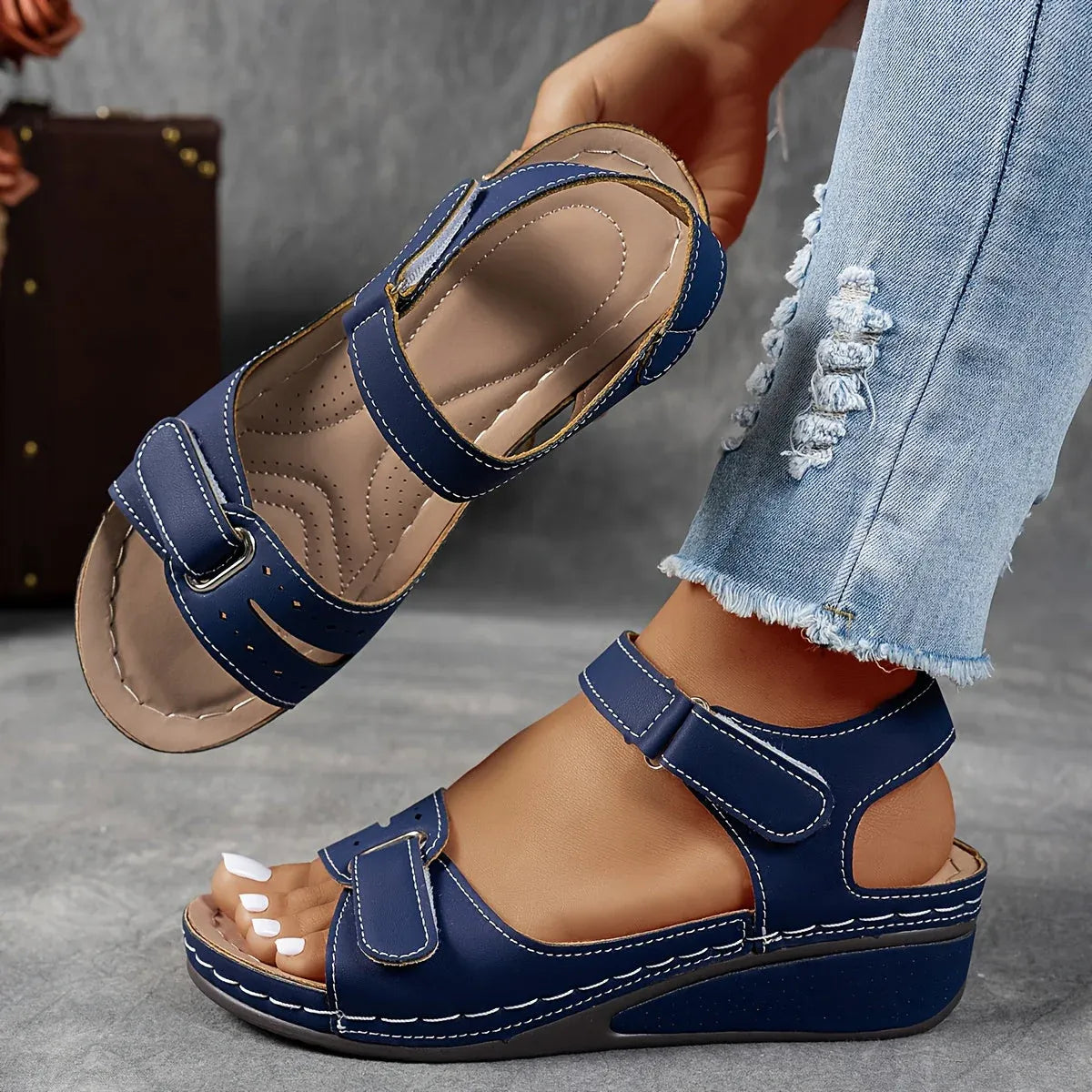 Calla | Elegant Orthopedic Strap Sandals