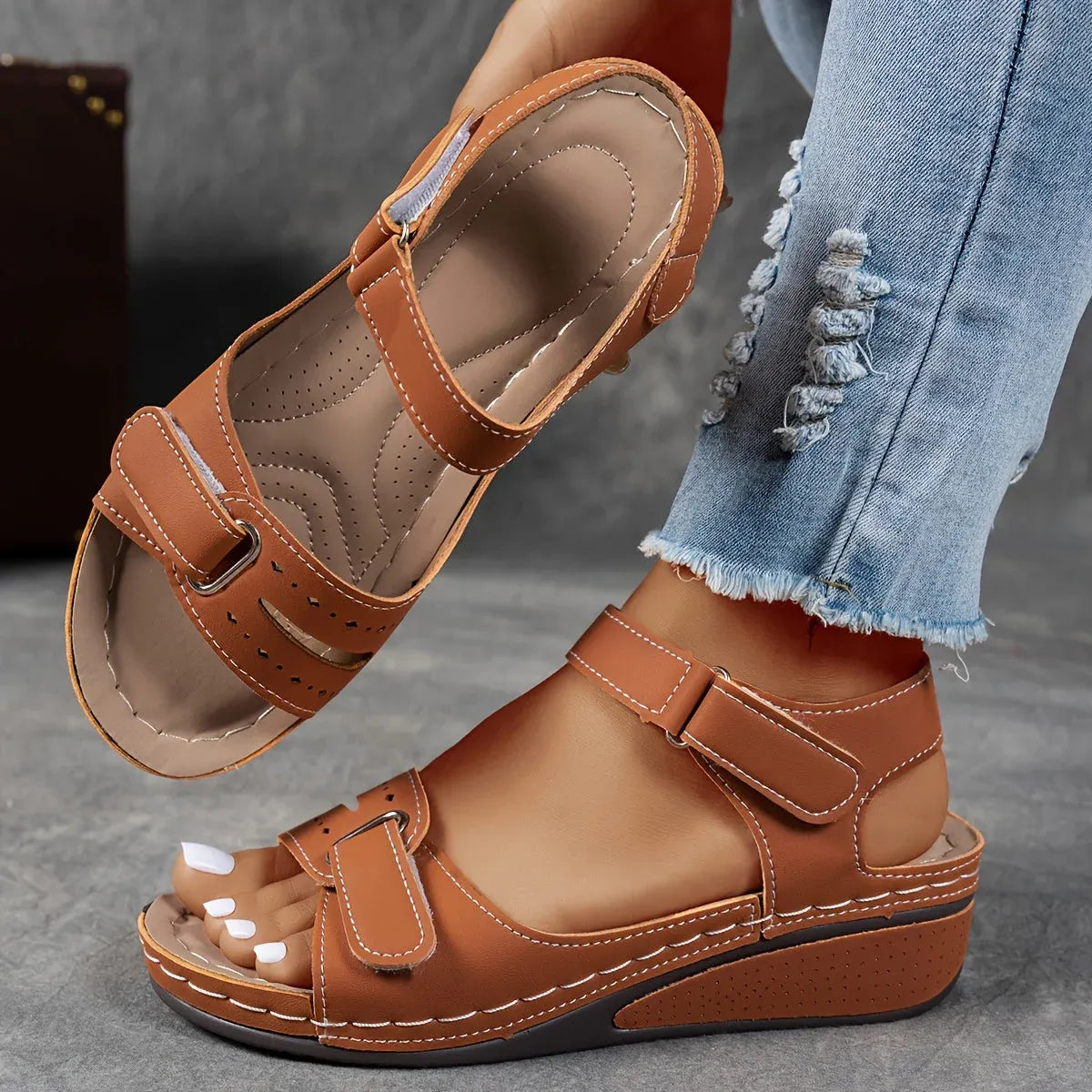 Calla | Elegant Orthopedic Strap Sandals