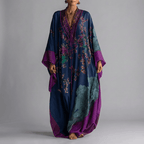 Emma | Blossom Batwing Sleeve Maxi Dress
