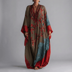 Emma | Blossom Batwing Sleeve Maxi Dress