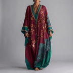 Emma | Blossom Batwing Sleeve Maxi Dress