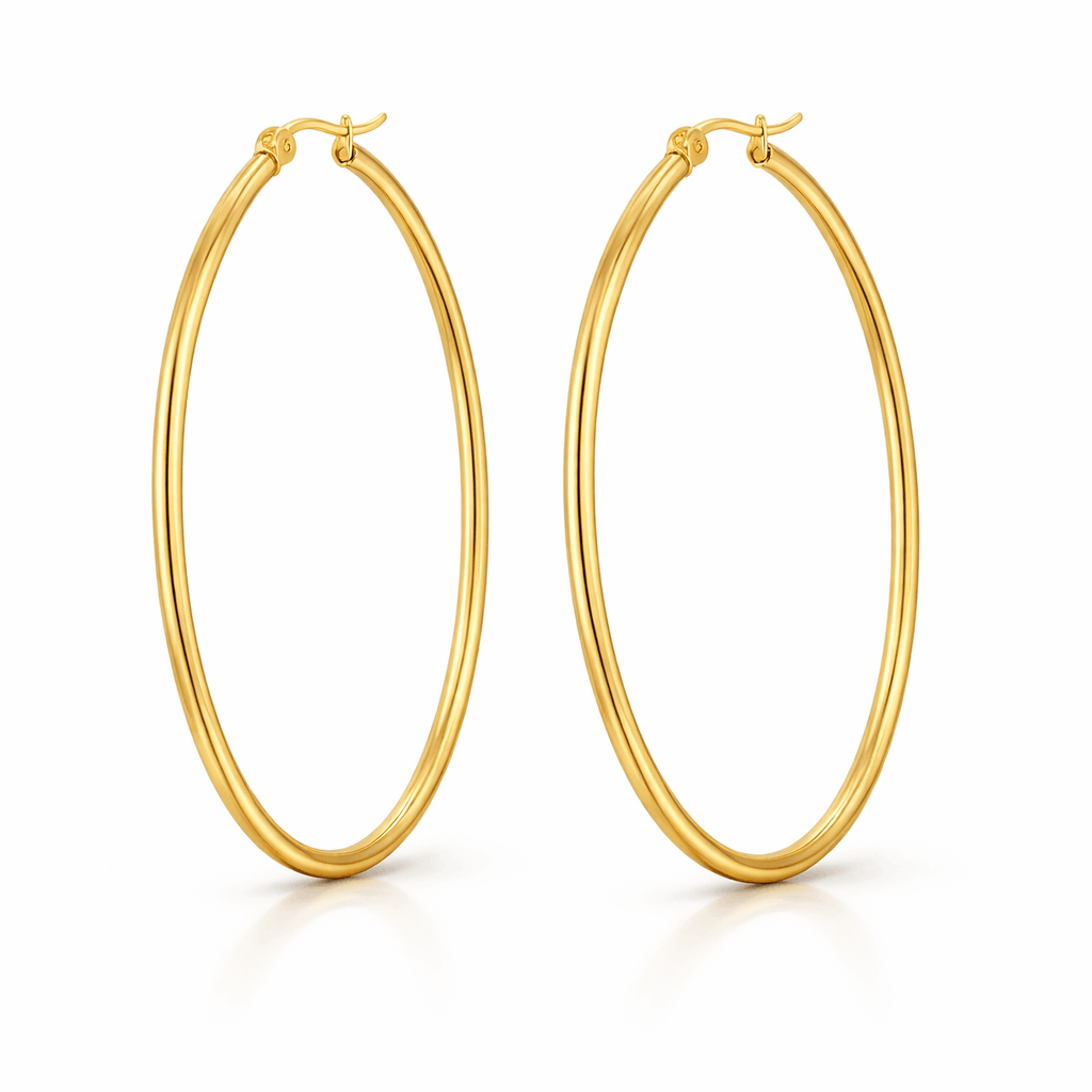 Karina | 55mm Gold Hoops