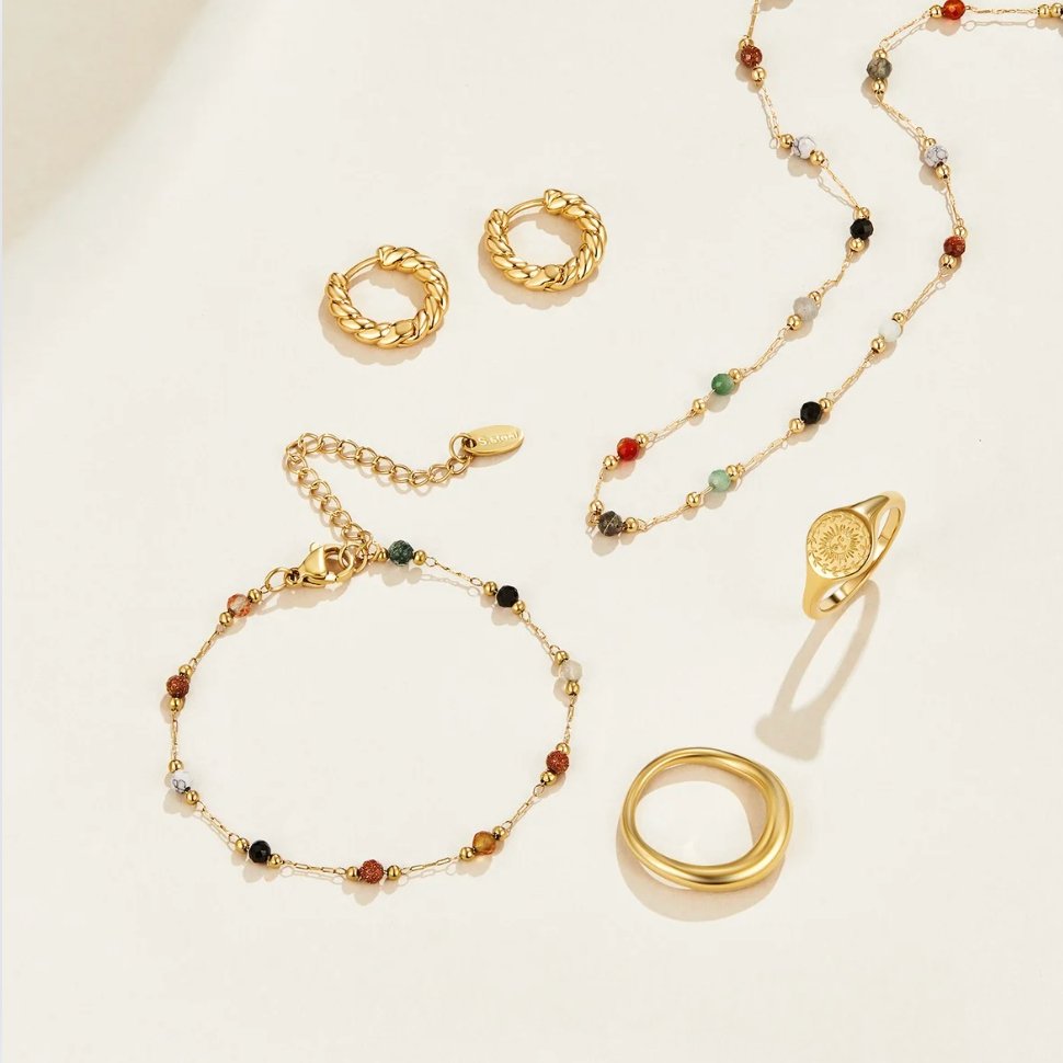 Mabel | Minimalist Stone Necklace