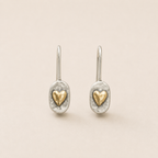 Silver and Gold Earrings |