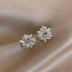 Opal Flower Studs | Elegant Sparkle