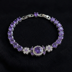 Seraphine | Crown White Gold Bracelet