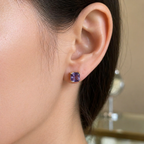 Aurelia | Amethyst Gold Studs
