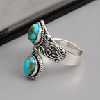 Jocelyn | Silver Turquoise Wrap Ring