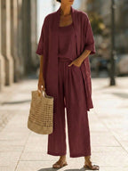 Alison | Elegant Effortless Three-Piece Set