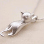 Cosette | Silver Kitten Necklace