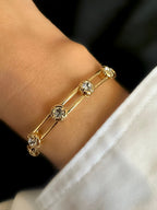 Monaco | White Stone Bracelet
