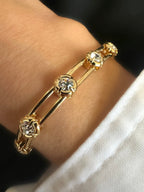 Monaco | White Stone Bracelet