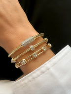 Monaco | White Stone Bracelet
