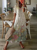 Poppy | Boho V-Neck Summer Dress