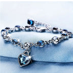 Marlow | Blue Heart Bracelet