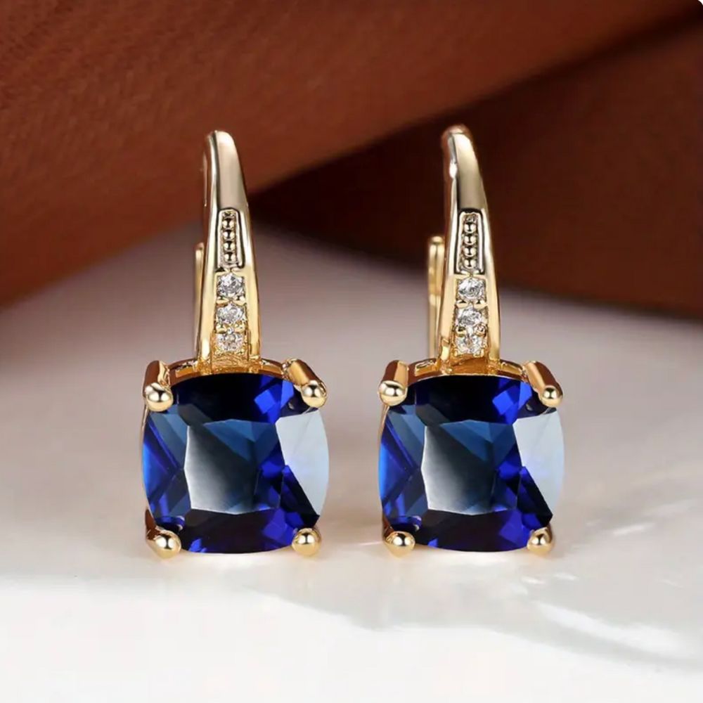 Mystique | Sapphire Hoop Earrings