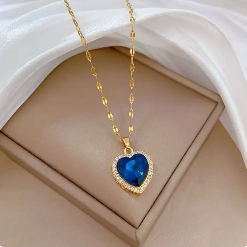 Jaselle | Sapphire Drop Necklace