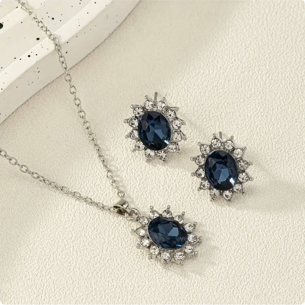 Katya | Sapphire Jewellery Set