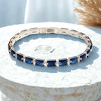 Mireda | Sapphire Charm Bracelet