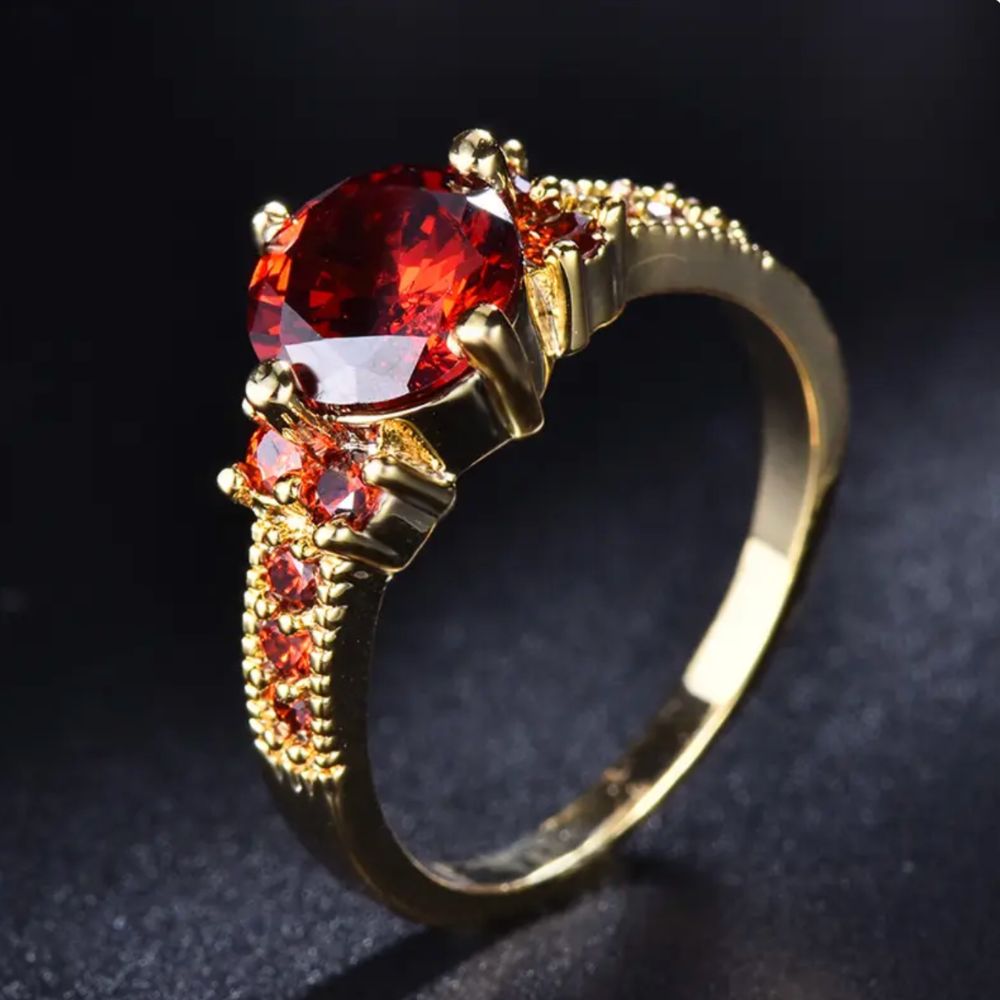 Celine | Ruby Band Ring