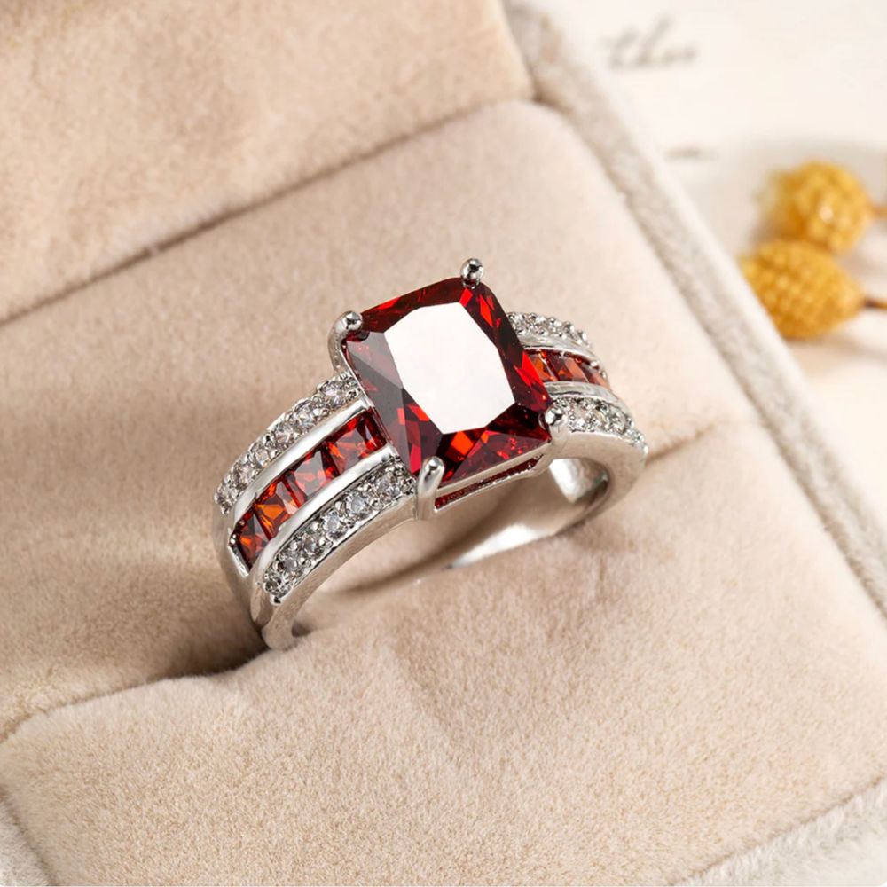 Kassira | Ruby Solitaire Ring