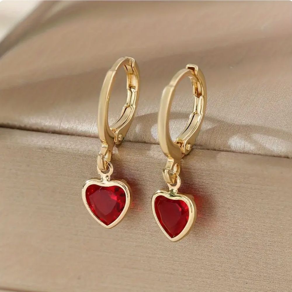 Maelis | Ruby Earrings