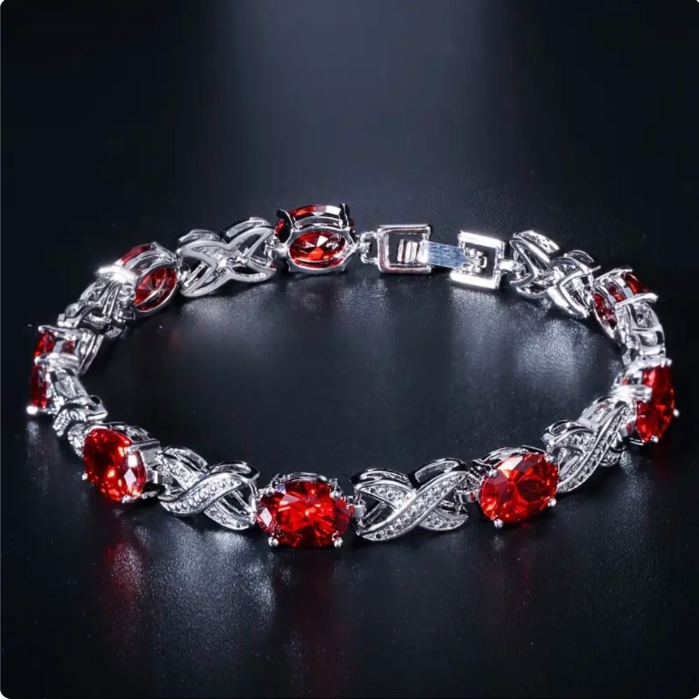 Alena | Ruby Bracelet