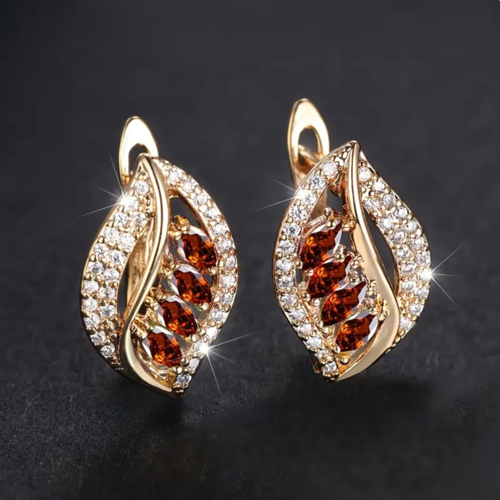 Isola | Ruby Drop Earrings