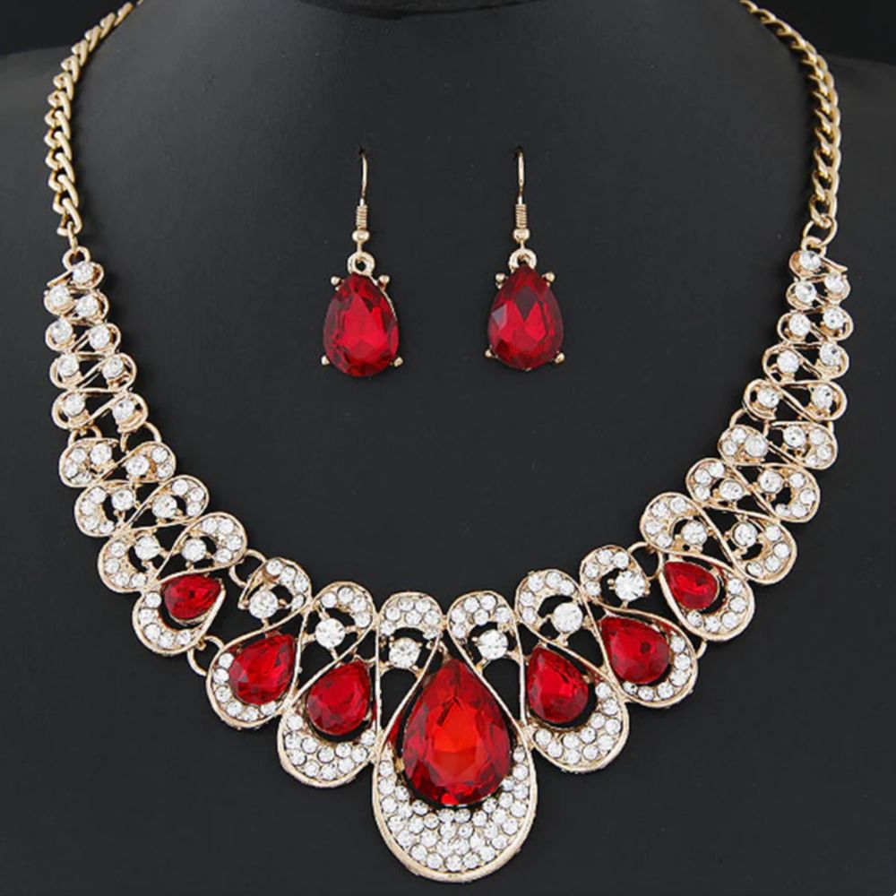 Maeve | Ruby Jewellery Set