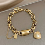Liv | Love Link Gold Bracelet