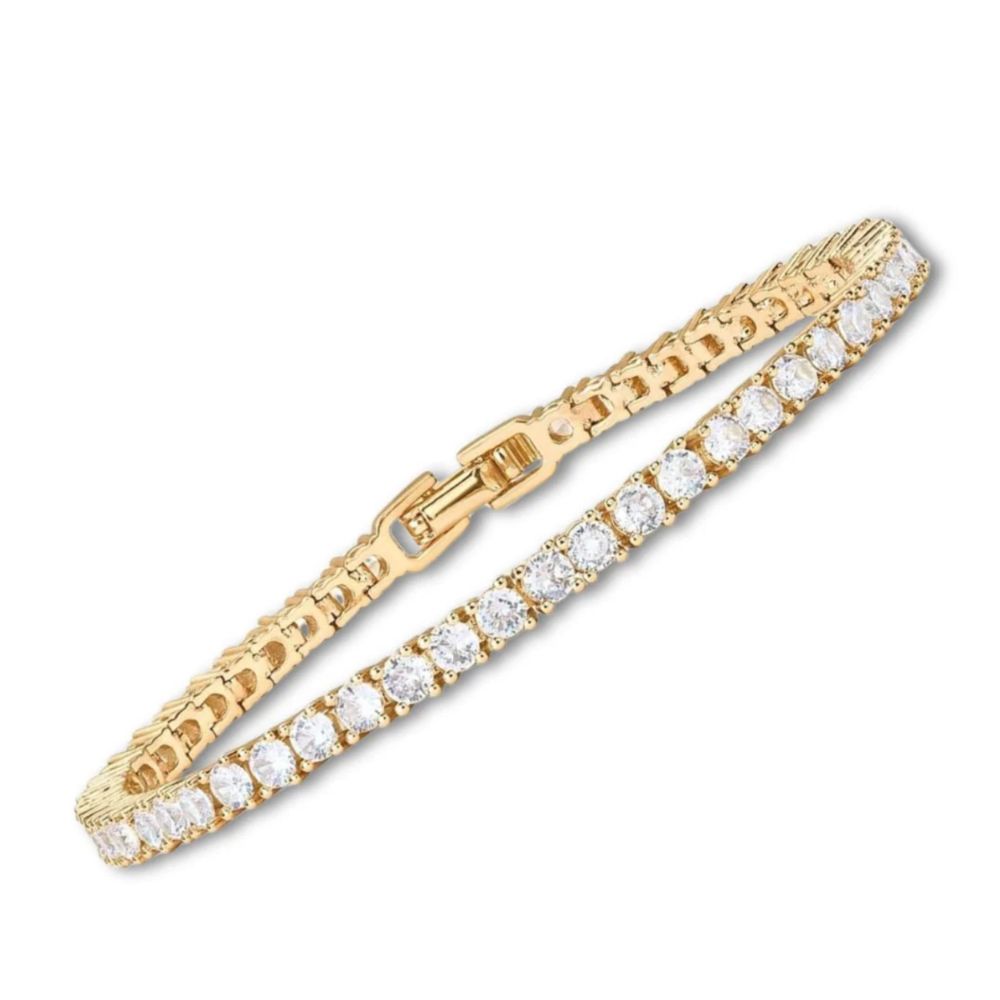 Dinah | Gold Tennis Bracelet