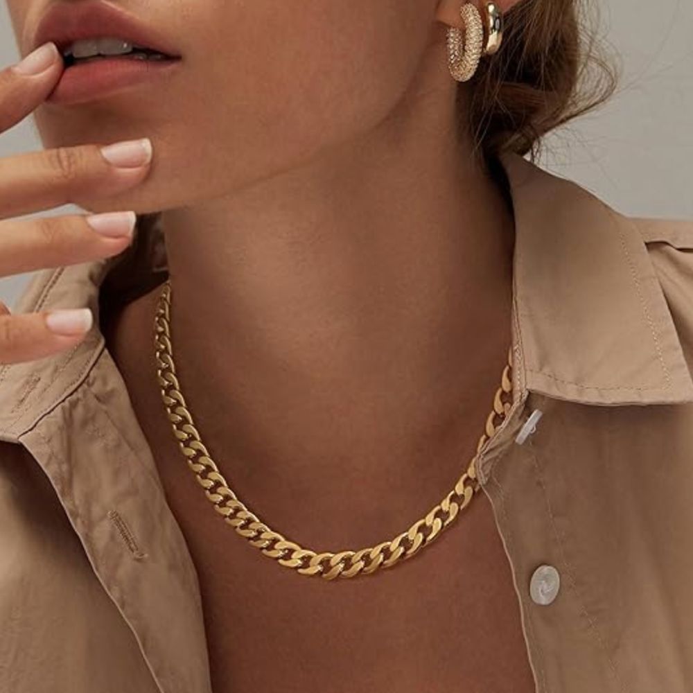Céline | Curb Chain Necklace