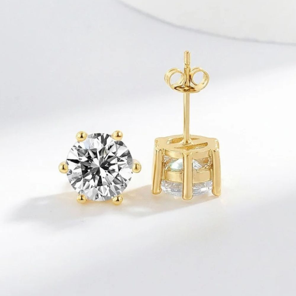 Jemima | Diamond Stud Earrings