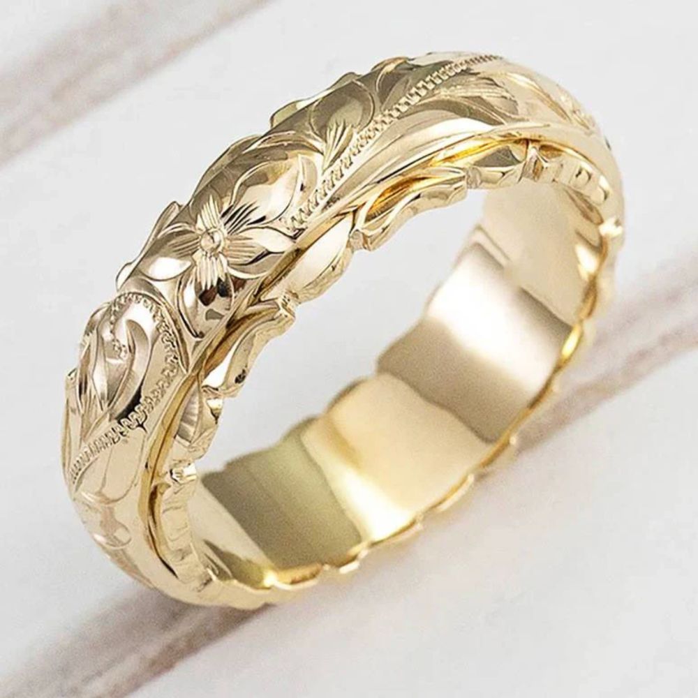 Fleur | Antique Gold Flower Ring